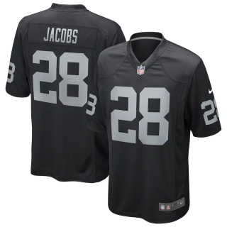 Men's Las Vegas Raiders Josh Jacobs Nike Black Game Player Jersey