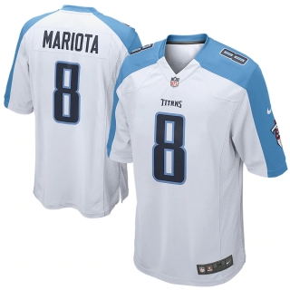 Men's Tennessee Titans Marcus Mariota Nike White Game Jersey