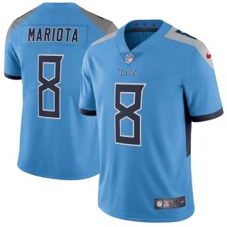 Men's Tennessee Titans Marcus Mariota Nike Light Blue Vapor Untouchable Limited Jersey