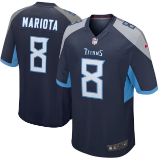 Men's Tennessee Titans Marcus Mariota Nike Navy Player Game Jersey