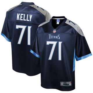 Men's Tennessee Titans Dennis Kelly NFL Pro Line Navy Big & Tall Team Color Player Jersey
