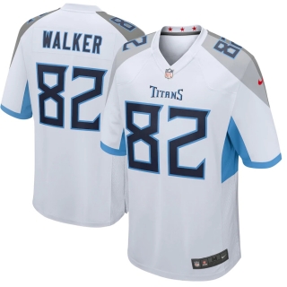 Men's Tennessee Titans Delanie Walker Nike White Game Jersey
