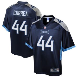 Men's Tennessee Titans Kamalei Correa NFL Pro Line Navy Big & Tall Player Jersey