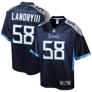 Men's Tennessee Titans Harold Landry NFL Pro Line Navy Big & Tall Team Player Jersey