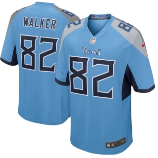 Men's Tennessee Titans Delanie Walker Nike Light Blue Player Game Jersey