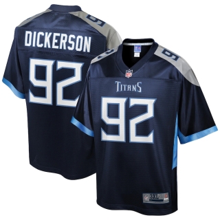 Men's Tennessee Titans Matt Dickerson NFL Pro Line Navy Big & Tall Team Color Player Jersey