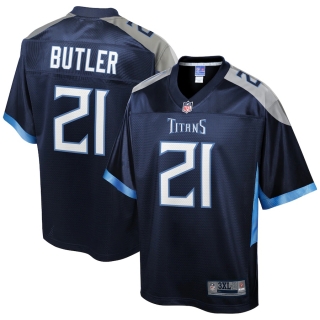 Men's Tennessee Titans Malcolm Butler NFL Pro Line Navy Big & Tall Team Color Player Jersey