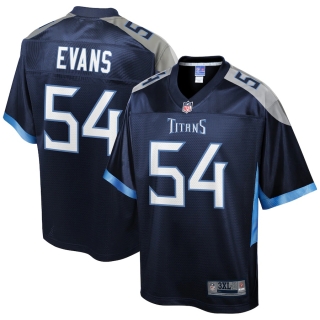 Men's Tennessee Titans Rashaan Evans NFL Pro Line Navy Big & Tall Team Color Player Jersey