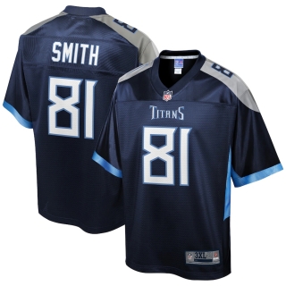 Men's Tennessee Titans Jonnu Smith NFL Pro Line Navy Big & Tall Team Color Player Jersey
