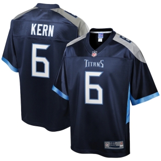 Men's Tennessee Titans Brett Kern NFL Pro Line Navy Big & Tall Team Color Player Jersey