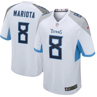 Men's Tennessee Titans Marcus Mariota Nike White Player Game Jersey