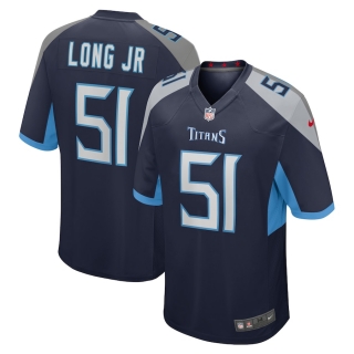 Men's Tennessee Titans David Long Jr Nike Navy Game Jersey