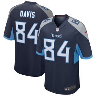 Men's Tennessee Titans Corey Davis Nike Navy Game Jersey