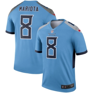 Men's Tennessee Titans Marcus Mariota Nike Light Blue Legend Jersey