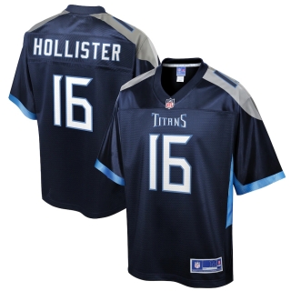 Men's Tennessee Titans Cody Hollister NFL Pro Line Navy Team Player Jersey