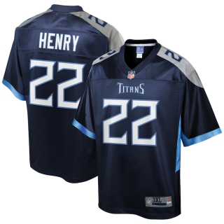 Men's Tennessee Titans Derrick Henry NFL Pro Line Navy Big & Tall Team Color Player Jersey