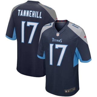 Men's Tennessee Titans Ryan Tannehill Nike Navy Game Player Jersey