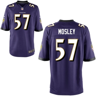 Mens Baltimore Ravens CJ Mosley Nike Purple Game Jersey