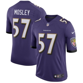 Men's Baltimore Ravens CJ Mosley Nike Purple Speed Machine Limited Player Jersey