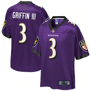Men's Baltimore Ravens Robert Griffin III NFL Pro Line Purple Big & Tall Player Jersey