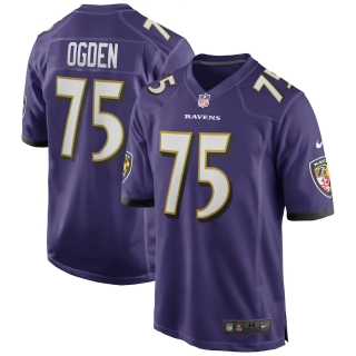 Men's Baltimore Ravens Jonathan Ogden Nike Purple Game Retired Player Jersey