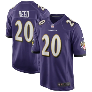 Men's Baltimore Ravens Ed Reed Nike Purple Game Retired Player Jersey