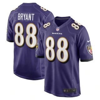 Men's Baltimore Ravens Dez Bryant Nike Purple Game Jersey