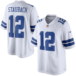 Men's Dallas Cowboys Roger Staubach Nike White Retired Player Limited Jersey