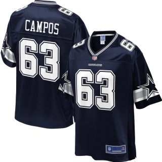 Men's Dallas Cowboys Jake Campos NFL Pro Line Navy Big & Tall Player Jersey