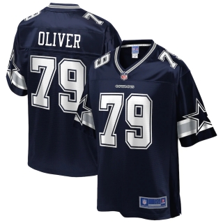 Men's Dallas Cowboys Josh Oliver NFL Pro Line Navy Big & Tall Player Jersey