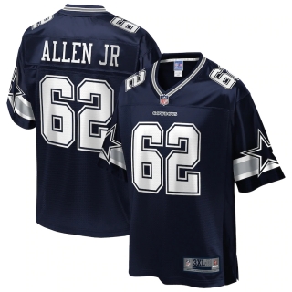 Men's Dallas Cowboys Larry Allen Jr NFL Pro Line Navy Big & Tall Team Player Jersey