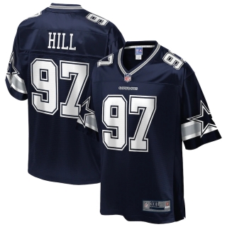 Men's Dallas Cowboys Trysten Hill NFL Pro Line Navy Big & Tall Player Jersey