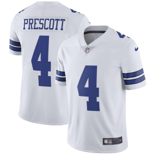 Men's Dallas Cowboys Dak Prescott Nike White Vapor Untouchable Limited Player Jersey