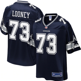 Men's Dallas Cowboys Joe Looney NFL Pro Line Navy Big & Tall Player Jersey