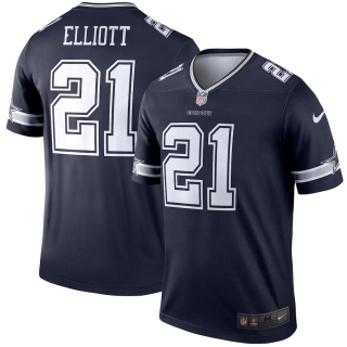 Men's Dallas Cowboys Ezekiel Elliott Nike Navy Legend Jersey