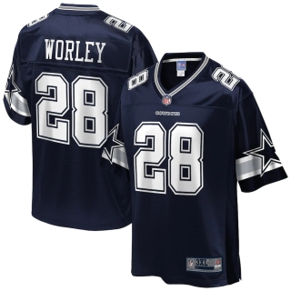 Men's Dallas Cowboys Daryl Worley NFL Pro Line Navy Big & Tall Team Player Jersey
