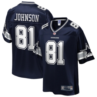 Men's Dallas Cowboys JonVea Johnson NFL Pro Line Navy Big & Tall Team Player Jersey