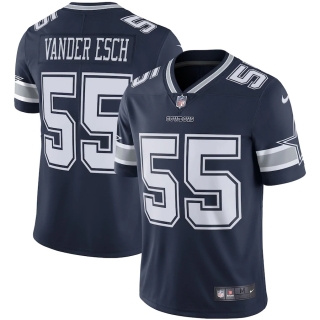 Men's Dallas Cowboys Leighton Vander Esch Nike Navy Vapor Limited Player Jersey