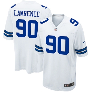 Men's Dallas Cowboys Demarcus Lawrence Nike White Game Jersey