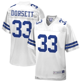 Men's Dallas Cowboys Tony Dorsett NFL Pro Line White Retired Team Player Jersey