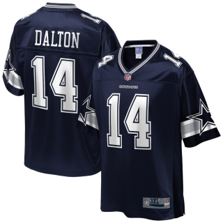 Men's Dallas Cowboys Andy Dalton NFL Pro Line Navy Big & Tall Team Player Jersey