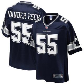 Men's Dallas Cowboys Leighton Vander Esch NFL Pro Line Navy Big & Tall Player Jersey
