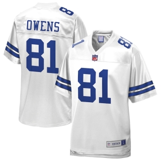 Men's Dallas Cowboys Terrell Owens NFL Pro Line White Retired Team Player Jersey