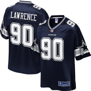 Men's Dallas Cowboys Demarcus Lawrence NFL Pro Line Navy Big & Tall Player Jersey