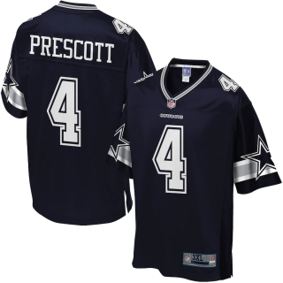 Men's Dallas Cowboys Dak Prescott NFL Pro Line Navy Big & Tall Player Jersey