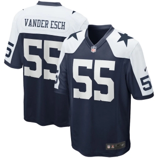 Men's Dallas Cowboys Leighton Vander Esch Nike Navy Alternate Game Team Jersey