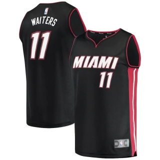Men's Miami Heat Dion Waiters Fanatics Branded Black Fast Break Replica Player Jersey - Icon Edition