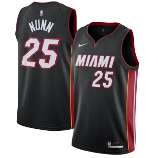 Men's Miami Heat Kendrick Nunn Nike Black 2020-21 Swingman Jersey – Icon Edition