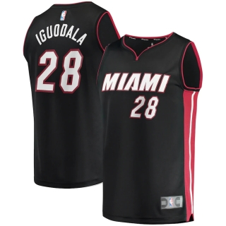 Men's Miami Heat Andre Iguodala Fanatics Branded Black Fast Break Road Player Jersey