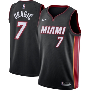 Men's Miami Heat Goran Dragic Nike Black Swingman Jersey - Icon Edition